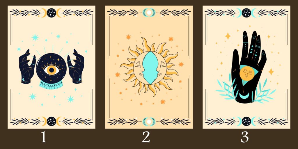 Test della personalità: Svela il tuo coraggio scegliendo una carta! Scopri come gli altri percepiscono il tuo ardimento attraverso la tua scelta tra le 3 carte misteriose.